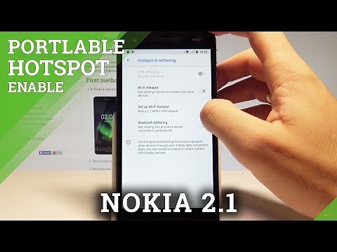 How to Enable Portable Hotspot on NOKIA 2.1 - Share Wi-Fi |HardReset.Info