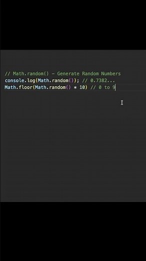 Math.random() - The Ultimate Formula #webdev #coding #frontendcourse
