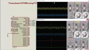 Three phase space vector pulse width modulation using pic microcontroller