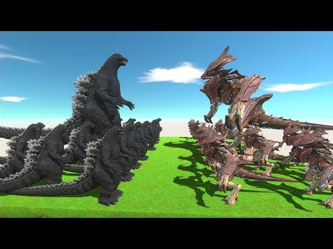 WHO WILL WIN? HEISEI GODZILLA 😱 VS RAIJIN 💥 ANIMAL REVOLT BATTLE SIMULATOR