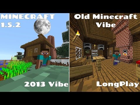 MINECRAFT LONGPLAY. Nostalgic Minecraft vibe 1.5.2. No Commentary
