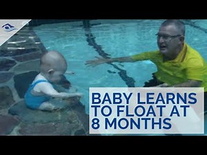 Baby Learns To Float At 8 Months