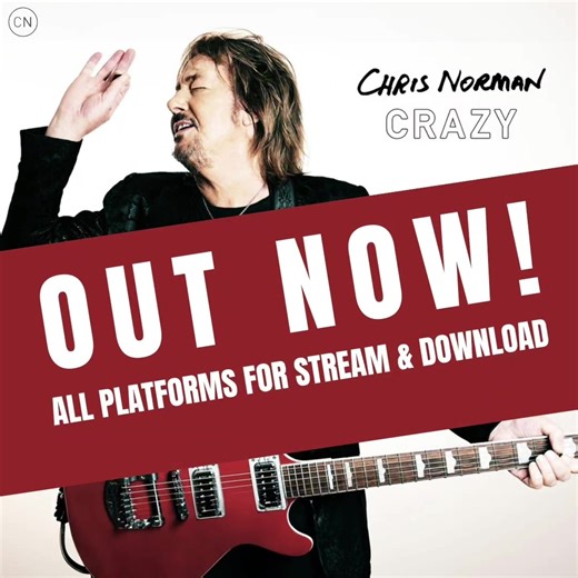 6K views · 1K reactions | "CRAZY" THE NEXT SINGLE FROM CHRIS NORMAN. OUT NOW TODAY AND DOWNLOAD ON AMAZON AND ITUNES https://www.amazon.com/dp/B0CL4PT2L5/ref=mp_s_a_1_2?crid=VXJ27CTYMDV1&keywords=chris+norman+crazy&marketplaceId=ATVPDKIKX0DER&musicTerritory=US&qid=1699031079&sprefix=chris+norman+crazy%2Caps%2C247&sr=8-2&trackAsin=B0CL4PT2L5 https://chrisnorman.lnk.to/crazy #chrisnorman #junction55 #crazy #nextsingle #liveontour | Chris Norman | Facebook