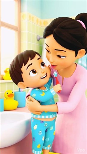 How to Brush Your Teeth for Kids! 🧼 Toddler Morning Routine Song