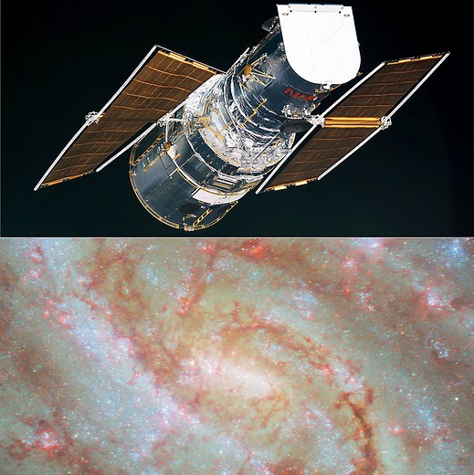 Hubble Captures Stunning Image of Spiral Galaxy IC 1954 with a Glowing Bar in its Core
