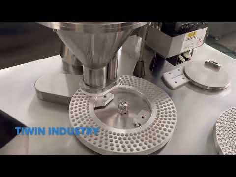 Semi-Automatic Capsule Filling Machine#tiwinindustry #machine #capsule #madeinchina