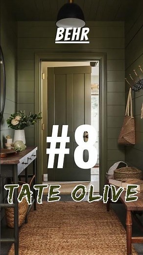 12 Versatile Olive Green Paint Colors for Any Room #homedecor #paintcolors