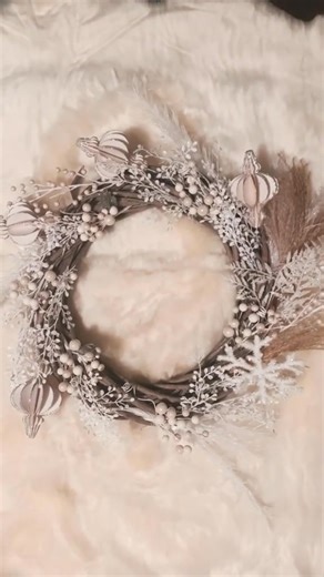DIY Christmas wreath #christmas #foryoupageofficiall #diyproject #christmastok� #diywreathmaking #christmasmagic #fyp #wreathmaking #diychristmasdecor | From Scratch