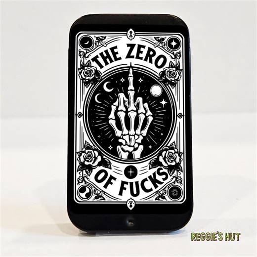 Zero of F*cks Pill Box: Mini Case for Pills, Pouches, Mints, Gum - Etsy