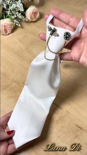 White satin tie — one base, endless looks❤️🌷 #sewing #diy