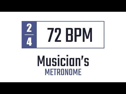 72 BPM - 2/4 - Metronome