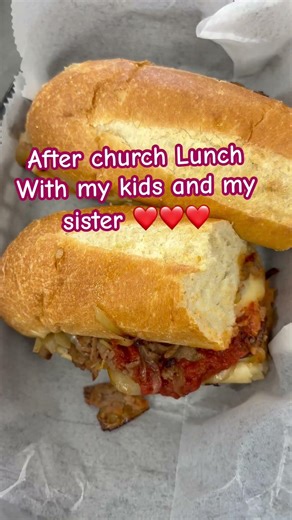 After church a quick stop to get full before heading home.#momlife