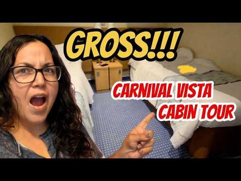 Carnival Vista Interior Cabin Tour: Room 8360 Review & Walkthrough!