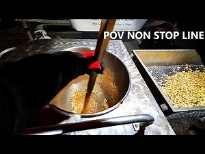 POV : Your Popcorn stand has a non stop line (Hand Stirring)
