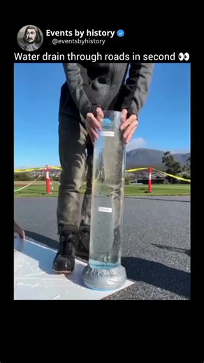 Faizan Ali | 🔬✨ *Water‑Drain Tech Demo: Super‑Fast Road Drainage in Seconds* ✨🔬 🚀 Watch the magic of modern drainage technology in action! In this... | Instagram