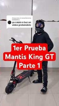 1er prueba al Mantis King GT de Kaabo 🔥🛴 #scooter #escooter #patineteelectrico #scootering