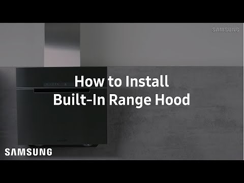 Samsung Built-In Range Hood : Installation Guide