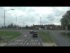 First Essex Bus Route 100 Basildon to Lakeside (FULL VISUAL)