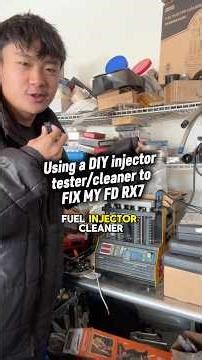 DIY injector cleaner and tester for my RX7 FD? #shorts #shortsfeed
