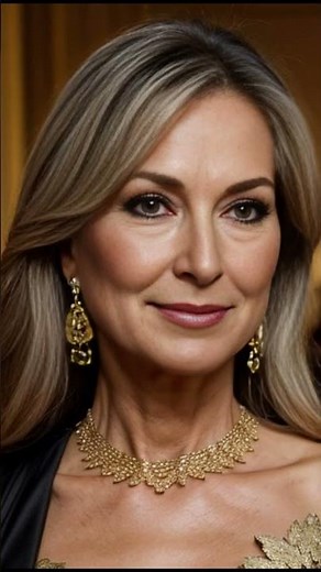 Natural Beauty in 4K: Women Over 60 in Stunning Dresses #shorts