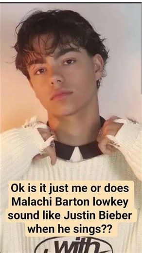 does Malachi Barton low key sound like Justin Bieber when he sings?? 🎶🎼🎹 #malachibarton #music