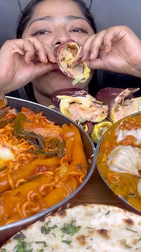 @maddyeats_official | Watch the full video link in bio #maddy #maddyeats #asmrcommunity #asmreating #eating #eatingfortheinsta #mukbang #indianmukbang... | Instagram