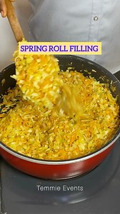 Spring roll filling recipe #springrolls #springrollsrecipe #diy #fypageシ | TEMMIE EVENTS