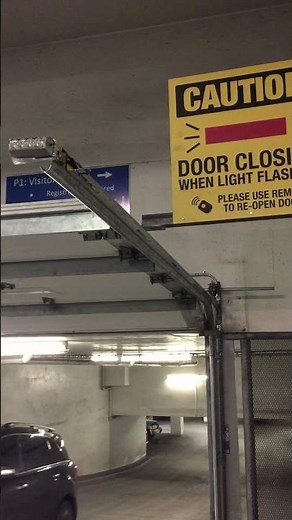 High-Speed Parkade Door with GDI Operator | Smart Features in Action