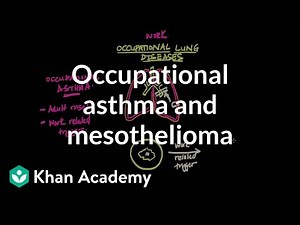 Occupational asthma and mesothelioma | Respiratory system diseases | NCLEX-RN | Khan Academy