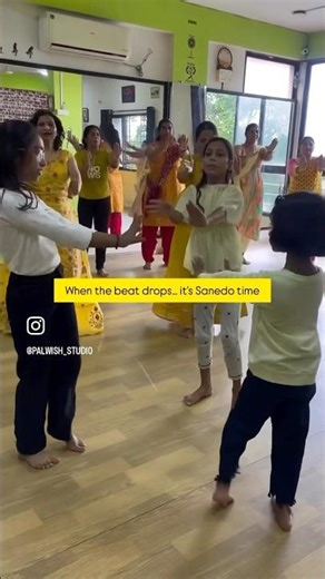 When the beat drops… it’s Sanedo time! #garba #sanedo