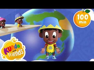 All Around the World 🌍 | 100 MINS Mega Compilation | Nursery Rhymes & Kids Songs