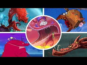 Rayman Origins - All Bosses (No Damage)