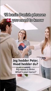 12 basic Danish phrases you need to know 🇩🇰. #danish #learndanish