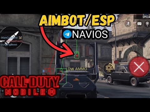 COD mobile HACK/MOD menu IOS & Android = Unlimited AIMBOT, ESP & More !
