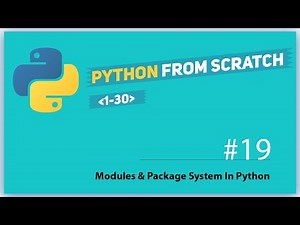 python lesson 19 modules and package system in python