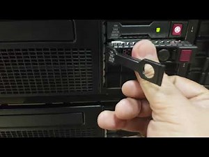 HPE ProLiant DL380p Gen8 Server Removing and Replacing Hot-Plug HDD