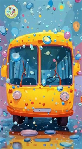 Wheels on the Bus | Nursery Rhymes & Kids Songs | Poo Kids