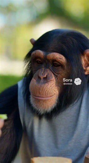 Lunch chimp #viral