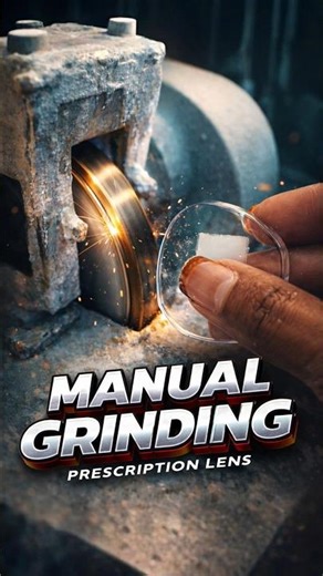 How To Grind High Number Lens | Prescription Lens Grinding Optical Lab Process