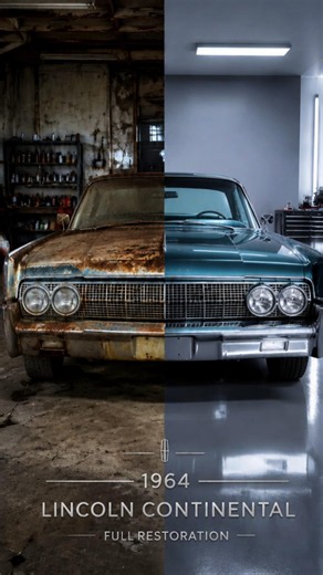 1964 Lincoln Continental Full Restoration | From 100% Rust to Luxury | #restoration #carrestoration