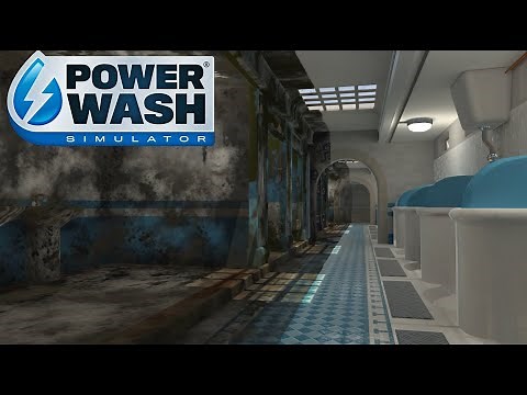 Cleaning The Dirtiest Bathroom Ever ~ Powerwash Simulator