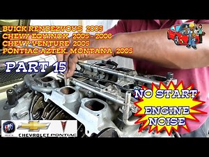 Chevy Equinox Buick Rendezvous Engine Rebuild Replace Head Gaskets Timing Chain Intake - Part 15