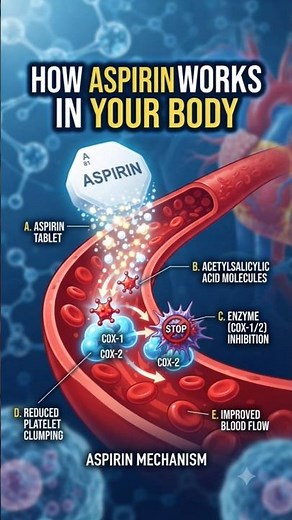 🩺 How Does Aspirin Tablet Work in Our Body? 💊