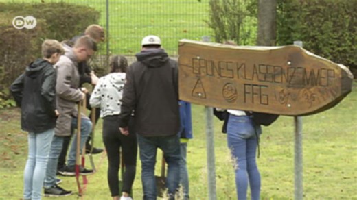 Germany's green classroom: solar panels and a carport