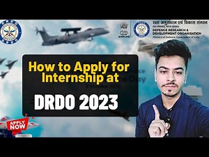 DRDO - Internship 2023-24 For UG & PG Students || How to Apply || Step by Step Process