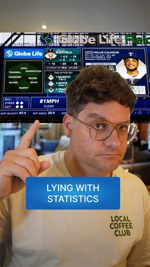 Alex Falcone on Instagram: "Media literacy: lying with stats #sports #ScamAlert #medialiteracy"