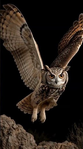 Ghost of the Arabian Nights. (Arabian Eagle-Owl) #wildlife