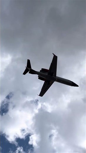 DRAKEN Europe Dassault Falcon 20 lands at its home base in Teesside #dassaultfalcon #planespotting