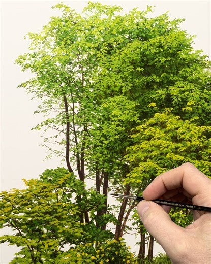 8.7K views · 472 reactions | 'Tree Study' is the most comprehensive lesson on painting realistic tree foliage you will find anywhere! Take what you learn here and apply it to any of your own artworks. Working on it even improved my own technique! www.michaeljamessmith.tv www.shopmichaeljamessmith.com #fyp #art #artwork #oilpainting #contemporaryart #painting | Michael James Smith | Facebook