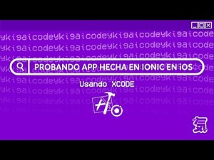 👩🏾‍💻 Probando una APP hecha en Ionic en iOS | USANDO XCODE 💻